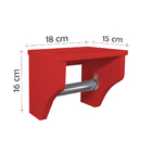 Porta Papel Higiênico Acessório Para Banheiro Papeleira Supor