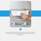 Porta Papel Higiênico Design Branco Fosco 3M Arthi