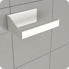 Porta Papel Higiênico Adesivo Colar Na Parede Branco Df