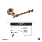 Porta Papel Higiênico Cariacá Pingoo.casa - Dourado Rose