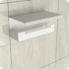 Porta Papel Higienico Celular Papeleira Adesivo Branco Elg