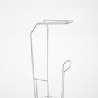 Porta papel higiênico com armazenamento Passerini aço