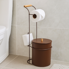 Porta Papel Higiênico com Lixeira de Chão Terra Brasil Arthi