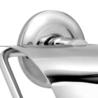 Porta Papel Higiênico Com Tampa Banheiro Metal Inox Standard