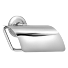 Porta Papel Higiênico Com Tampa Banheiro Metal Inox Standard