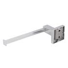 Porta Papel Higinico Cromado de Metal Parafuso Square Stoc