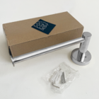 Porta Papel Higiênico Cromado Suporte De Parede Aço Inox 304