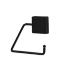 Porta Papel Higienico Curvy Preto