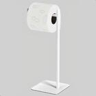 Porta Papel Higiênico De Chão Branco Suporte Para Papel Nice