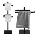 Porta Papel Higiênico De Chão E Porta Toalha Lavabo Oslo.d Pr