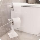 Porta Papel Higiênico De Chão P/ Banheiros E Lavabos Branco
