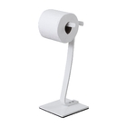 Porta Papel Higiênico De Chão Single Branco E Maciço