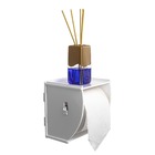 PORTA PAPEL HIGIÊNICO DE PAREDE EM ACRÍLICO BRANCO CENTAURI