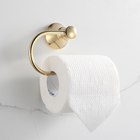Porta Papel Higienico Dourado Linha Luxo Parede Banheiro
