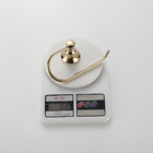 Porta Papel Higienico Dourado Linha Luxo Parede Banheiro