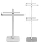 Porta Papel Higiênico Duplo E Toalha De Rosto Branco Oslo Un