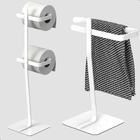 Porta Papel Higiênico Duplo E Toalha De Rosto Branco Oslo Un