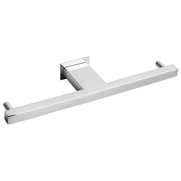 Porta Papel Higiênico Duplo Inox Polido