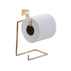 Porta Papel Higiênico Duplo Metal Rose Gold Baroque Future
