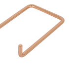 Porta Papel Higiênico Duplo Metal Rose Gold Soft Barroque Future