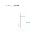 Porta Papel Higiênico Inox De Chão Com Rolo Reserva