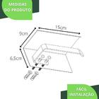 Porta Papel Higiênico Inox De Parede Banheiro Preto Max