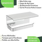 Porta Papel Higiênico Inox e Cromado De Parede Banheiro MAX