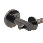 Porta Papel Higiênico Metal Grafite Brilhante Agata/Jade Fani