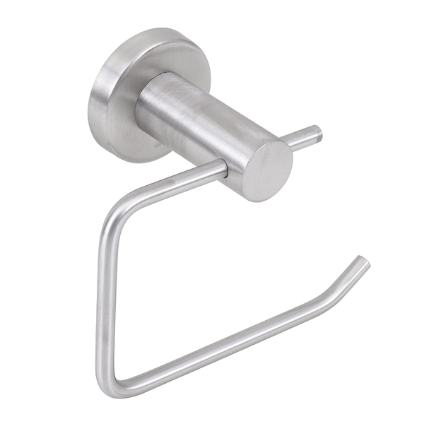 Porta Papel Higiênico Metal Parede Inox Escovado Prática Stoc