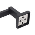 Porta Papel Higiênico Metal Parede Preto Definite Stoc