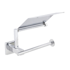 Porta Papel Higiênico Metal Simples Atrio Prata Fani