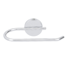 Porta Papel Higiênico Metal Parafuso ou Adesivo Simples Prata Strong Sensea