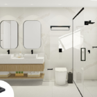 Porta Papel Higiênico Papeleira De Parede Banheiro  14cm Em A