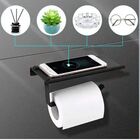 Porta Papel Higiênico Papeleira Modelo Suporte Liso Alumínio