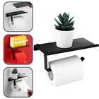 Porta Papel Higiênico Papeleira Modelo Suporte Liso Alumínio