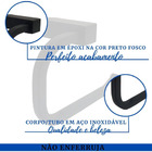 Porta Papel Higiênico Papeleira Preto Fosco Acessórios Para B
