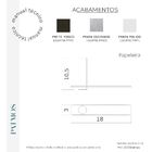 Porta Papel Higiênico Para Banheiro Alto Brilho Patmos Grego