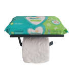 Porta Papel Higiênico Preto De Parede Com Suporte Apoio De Ce