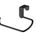 Porta Papel Higiênico Preto Sem Furo Suporte Para Um Rolo - C