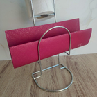 Porta Papel Higiênico Revisteiro Suporte Chão Aço Papeleira