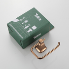 Porta Papel Higienico Rose Latão Parede Banheiro