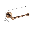 Porta Papel Higienico Rose Suporte de Parede Banheiro