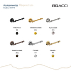 Porta Papel Higiênico St. Claire Bronze Escovado