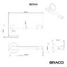 Porta Papel Higiênico St. Claire Bronze Escovado