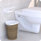 Porta Papel Higiênico Suporte De Parede Branco U.zmt