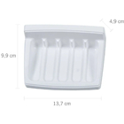 Porta Papel Higiênico Suporte Papeleira Plástica Sobrepor Bra