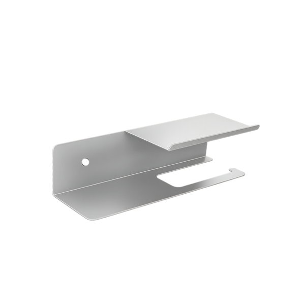 Porta Papel Higiênico Tripo Escovado Agata Grego Metal