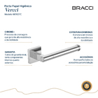 Porta Papel Higiênico Vercci