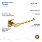 Porta Papel Higiênico Vercci