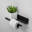 Porta Papel Suporte Papel Higiênico Papeleira Para Banheiro D